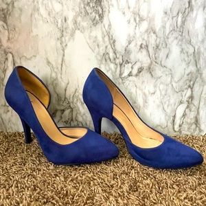 Navy blue/6/suede shoes